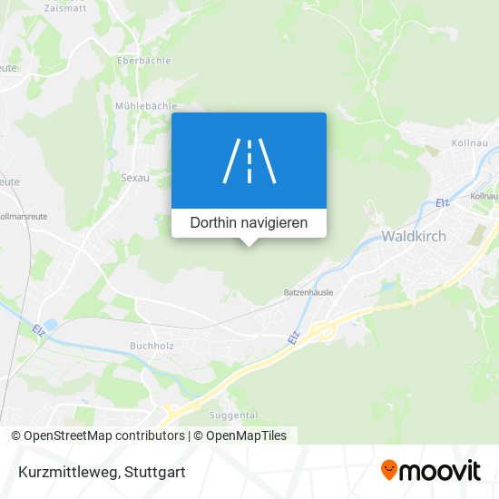 Kurzmittleweg Karte