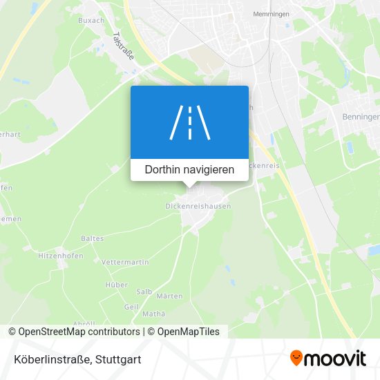 Köberlinstraße Karte