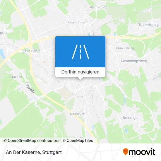 An Der Kaserne Karte