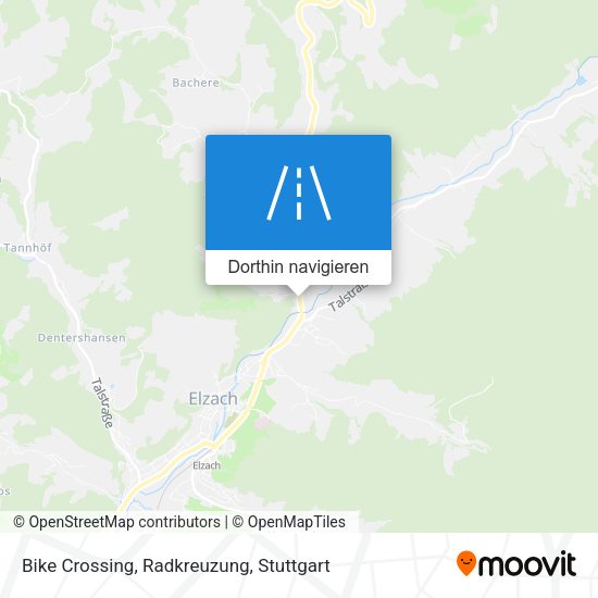 Bike Crossing, Radkreuzung Karte