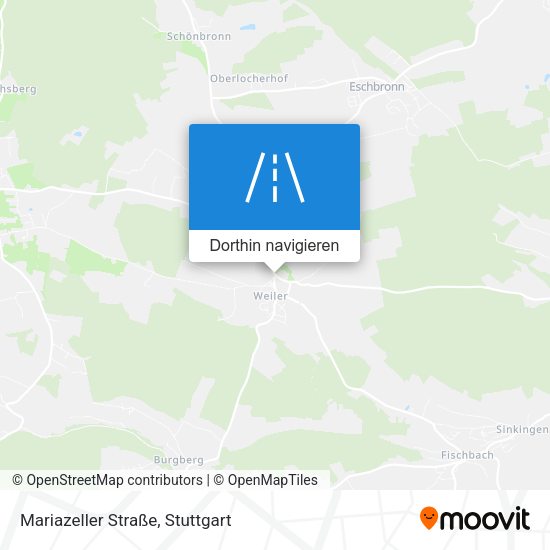 Mariazeller Straße Karte