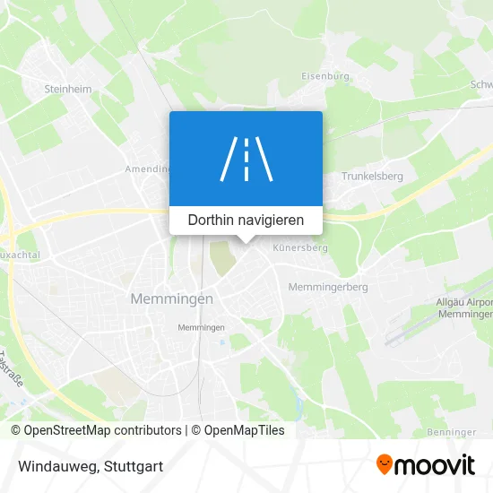 Windauweg Karte