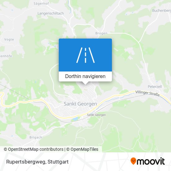 Rupertsbergweg Karte