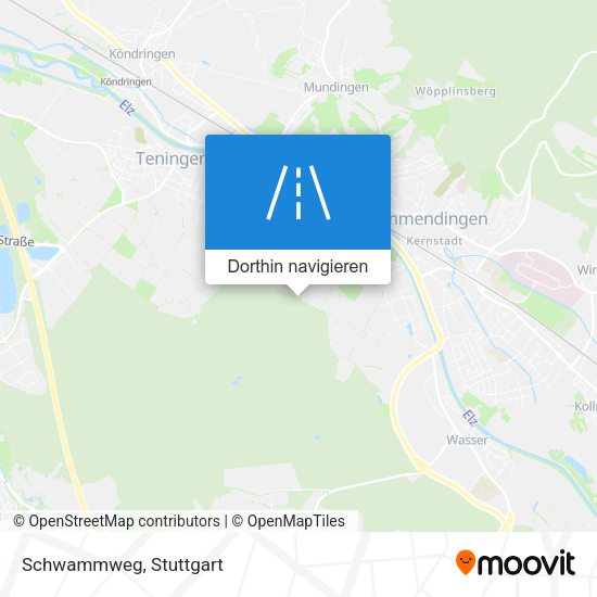 Schwammweg Karte