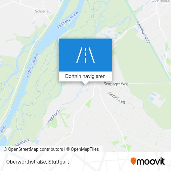 Oberwörthstraße Karte