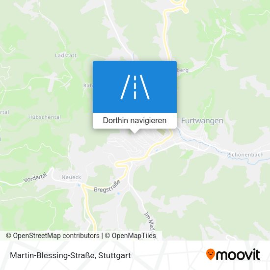 Martin-Blessing-Straße Karte