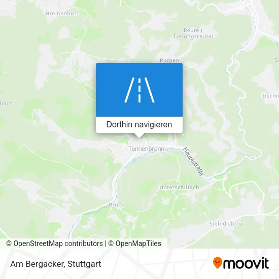 Am Bergacker Karte