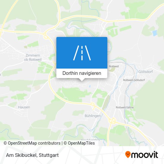 Am Skibuckel Karte