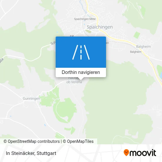 In Steinäcker Karte