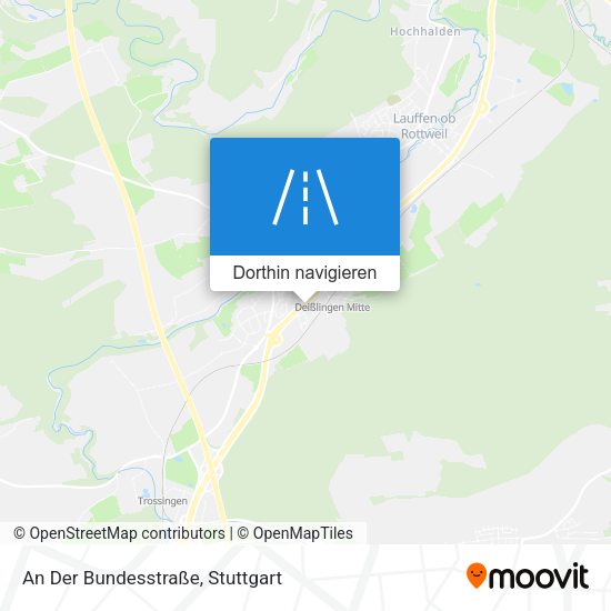 An Der Bundesstraße Karte