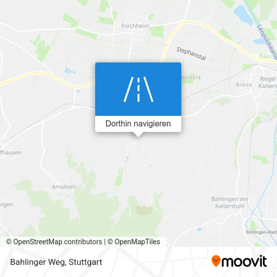 Bahlinger Weg Karte