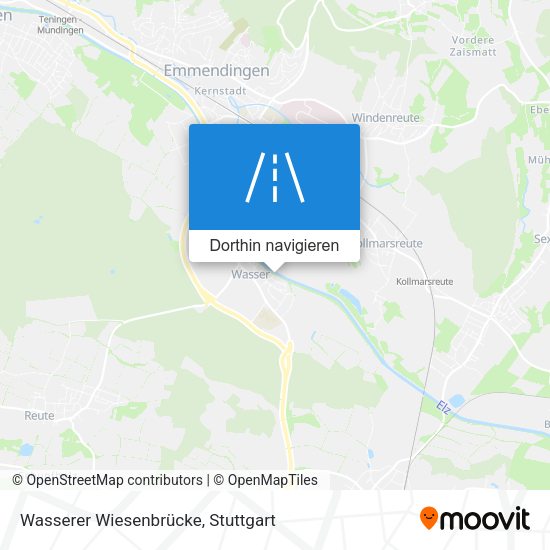 Wasserer Wiesenbrücke Karte