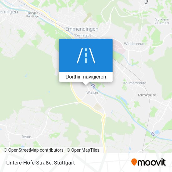 Untere-Höfe-Straße Karte