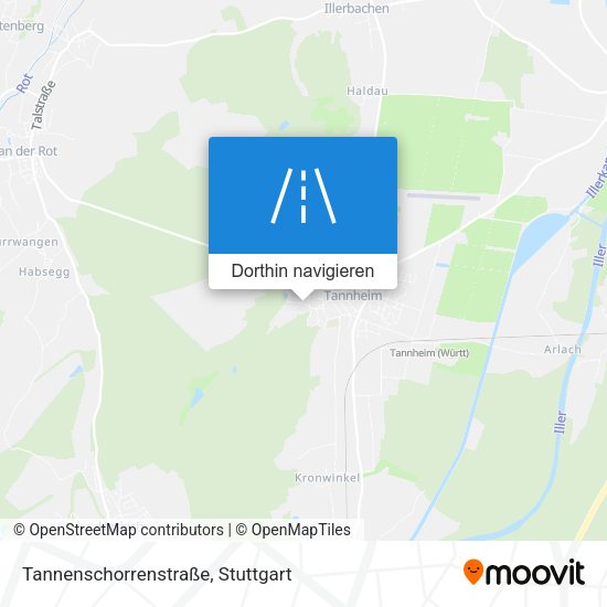 Tannenschorrenstraße Karte