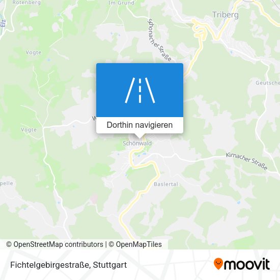 Fichtelgebirgestraße Karte