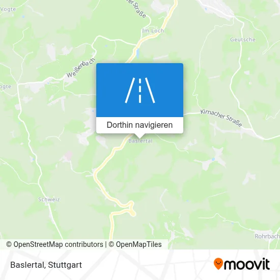 Baslertal Karte
