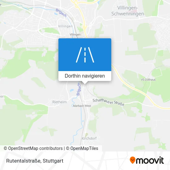 Rutentalstraße Karte