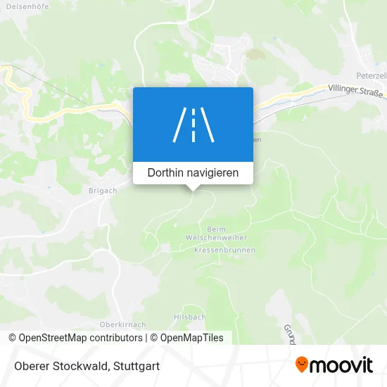 Oberer Stockwald Karte