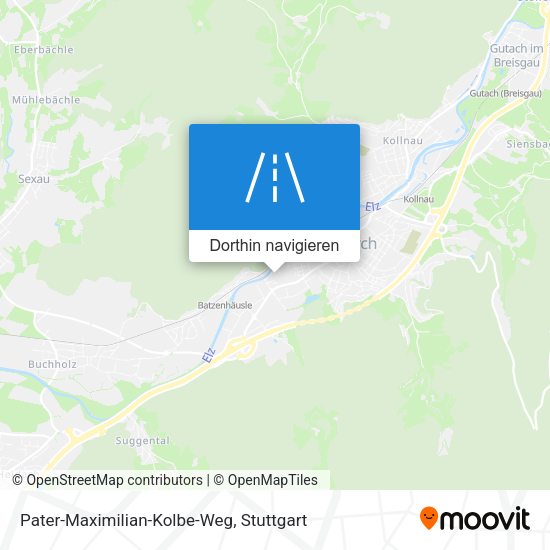 Pater-Maximilian-Kolbe-Weg Karte