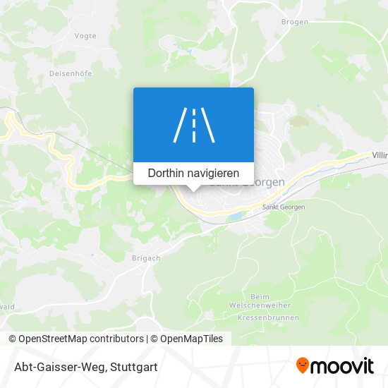 Abt-Gaisser-Weg Karte