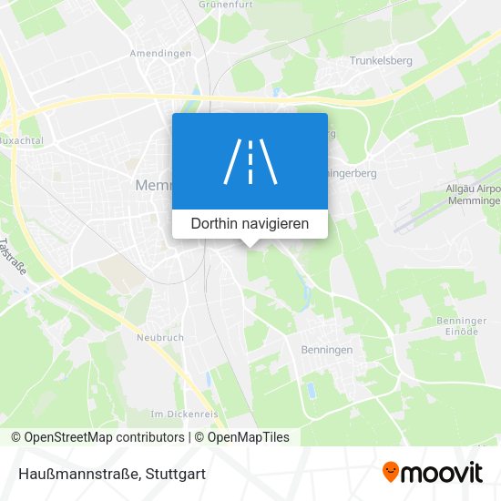 Haußmannstraße Karte