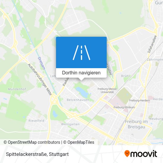 Spittelackerstraße Karte