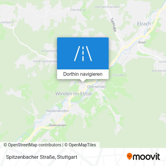 Spitzenbacher Straße Karte