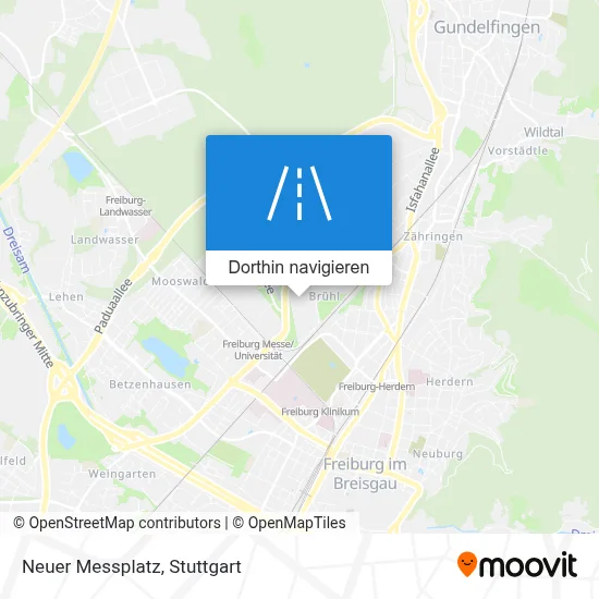 Neuer Messplatz Karte