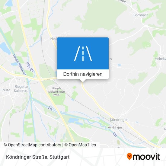 Köndringer Straße Karte