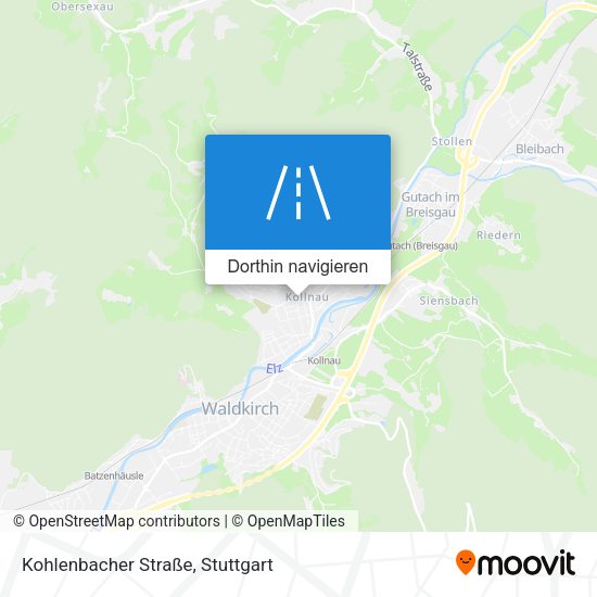 Kohlenbacher Straße Karte