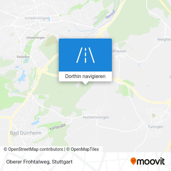 Oberer Frohtalweg Karte