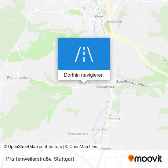 Pfaffenweilerstraße Karte