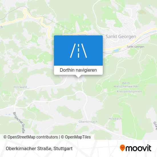 Oberkirnacher Straße Karte