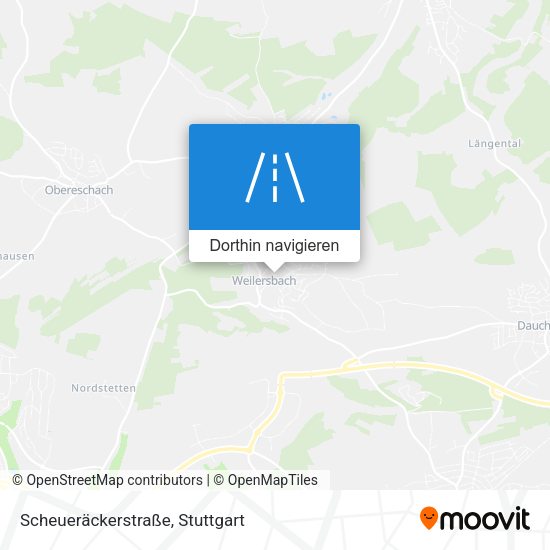 Scheueräckerstraße Karte