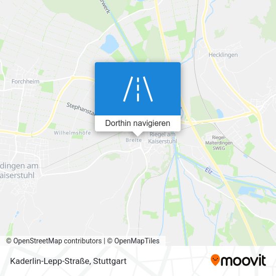 Kaderlin-Lepp-Straße Karte