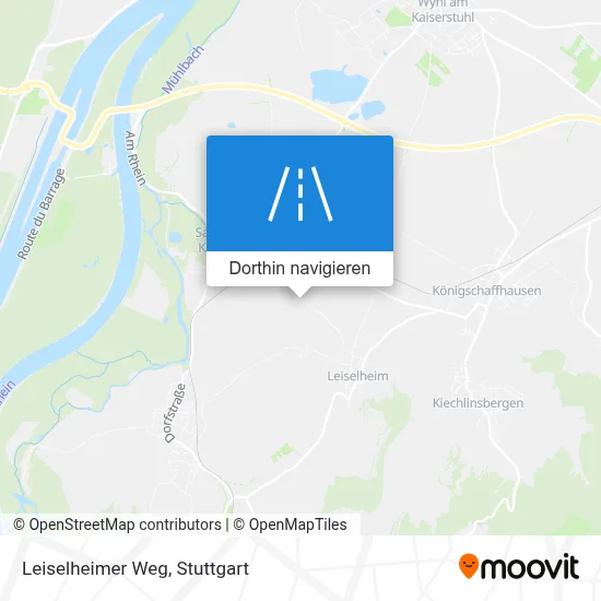 Leiselheimer Weg Karte