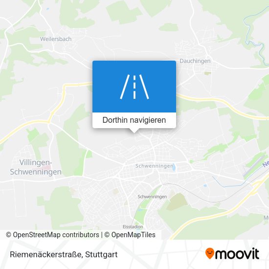 Riemenäckerstraße Karte