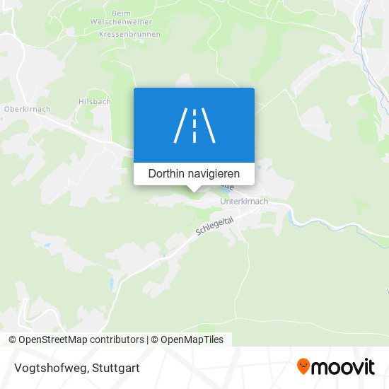 Vogtshofweg Karte