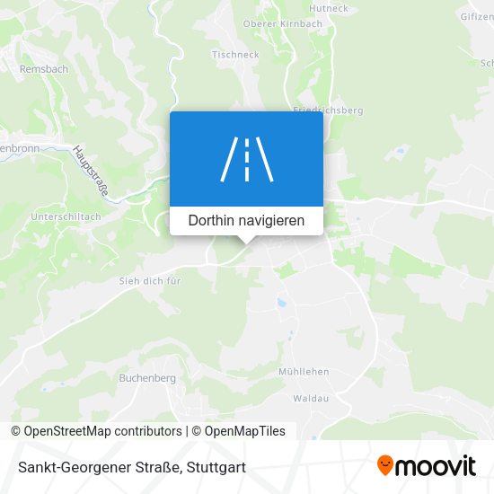 Sankt-Georgener Straße Karte