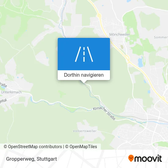 Gropperweg Karte