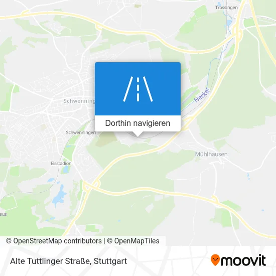 Alte Tuttlinger Straße Karte