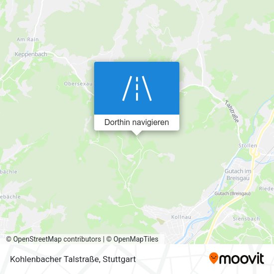 Kohlenbacher Talstraße Karte