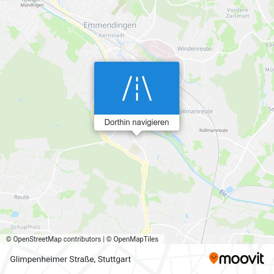 Glimpenheimer Straße Karte