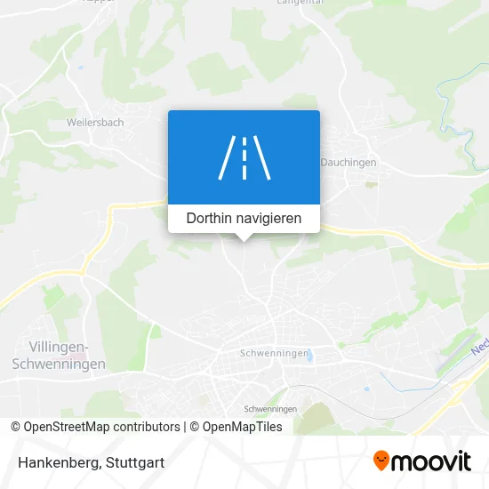 Hankenberg Karte