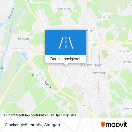 Glockengießerstraße Karte