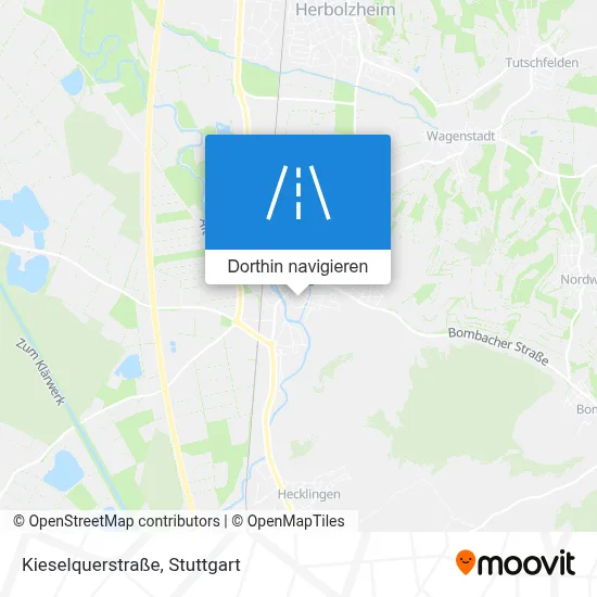 Kieselquerstraße Karte