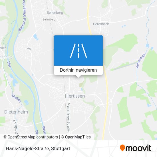 Hans-Nägele-Straße Karte