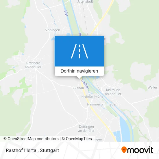 Rasthof Illertal Karte