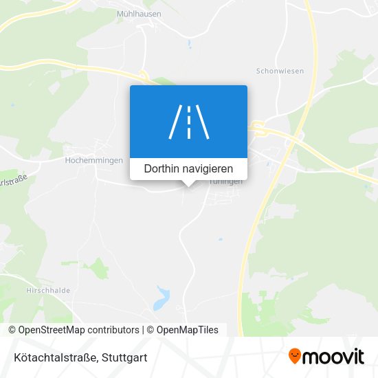 Kötachtalstraße Karte