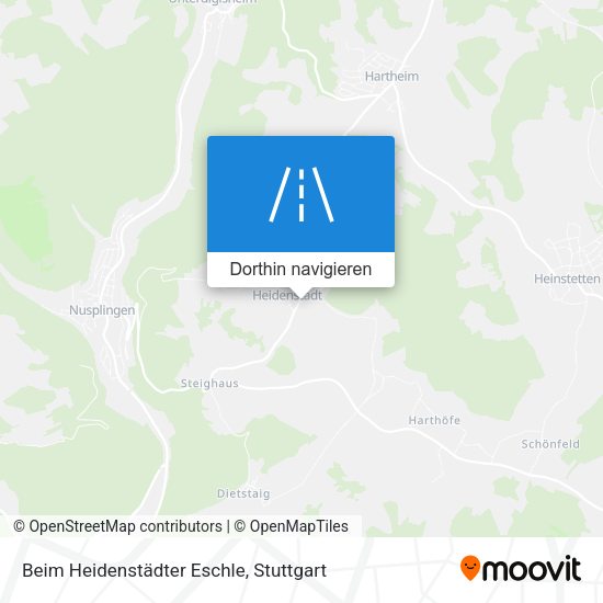 Beim Heidenstädter Eschle Karte